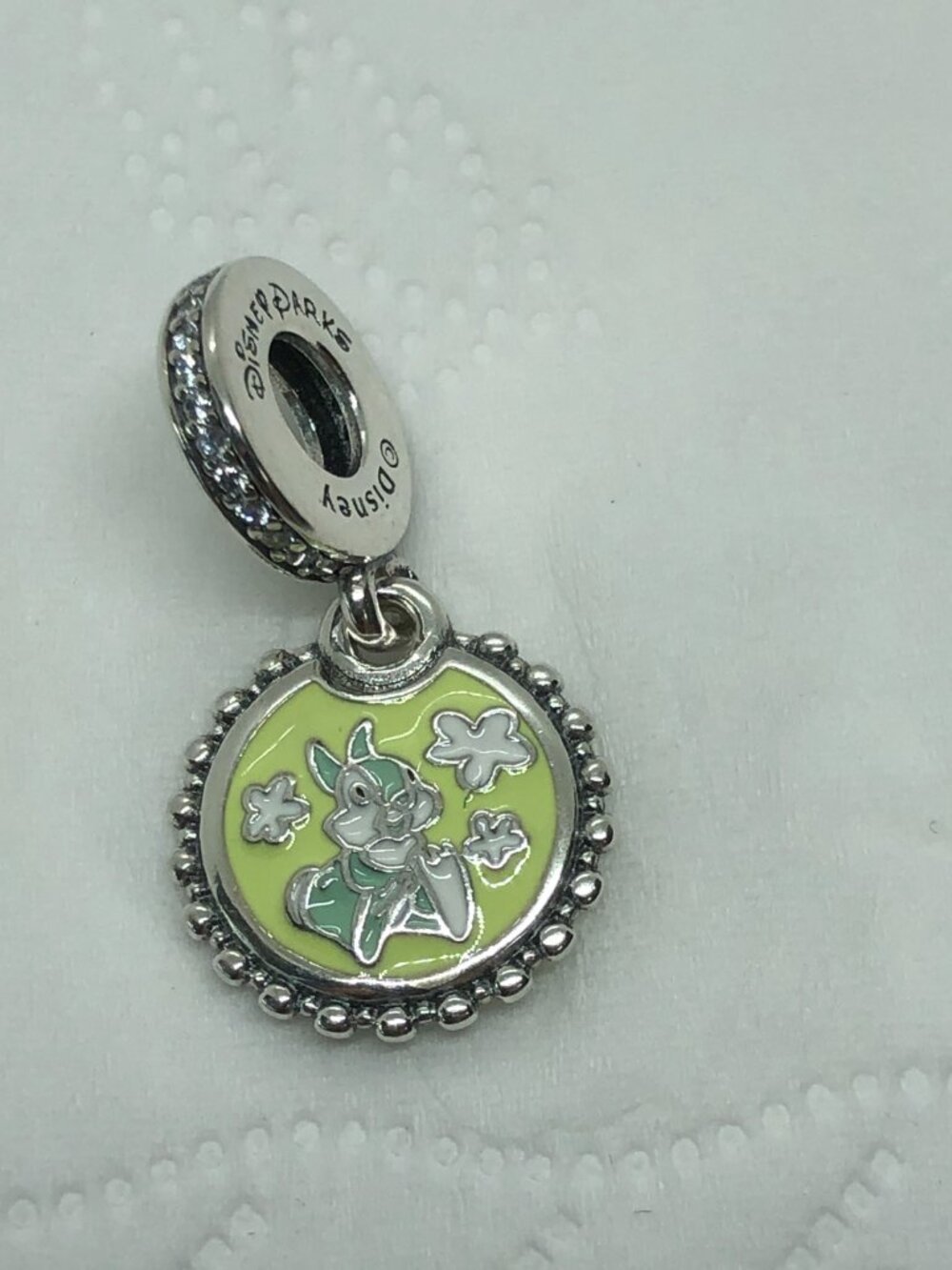 ✨ ✨Pandora Disney Parks Bambi Dangle Charm, Thumper & Flower Enamel Pendant